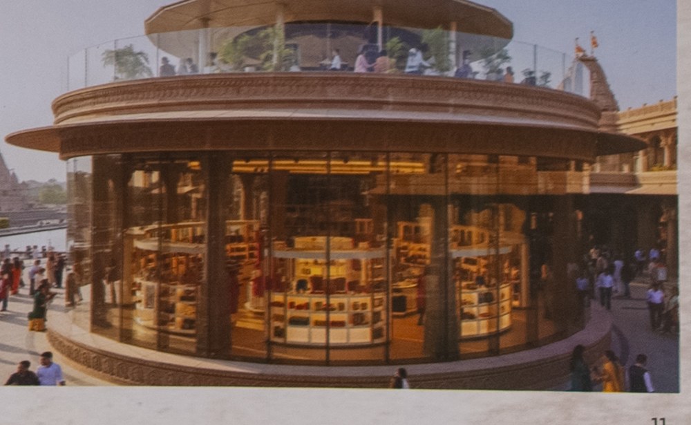 Shops and market
